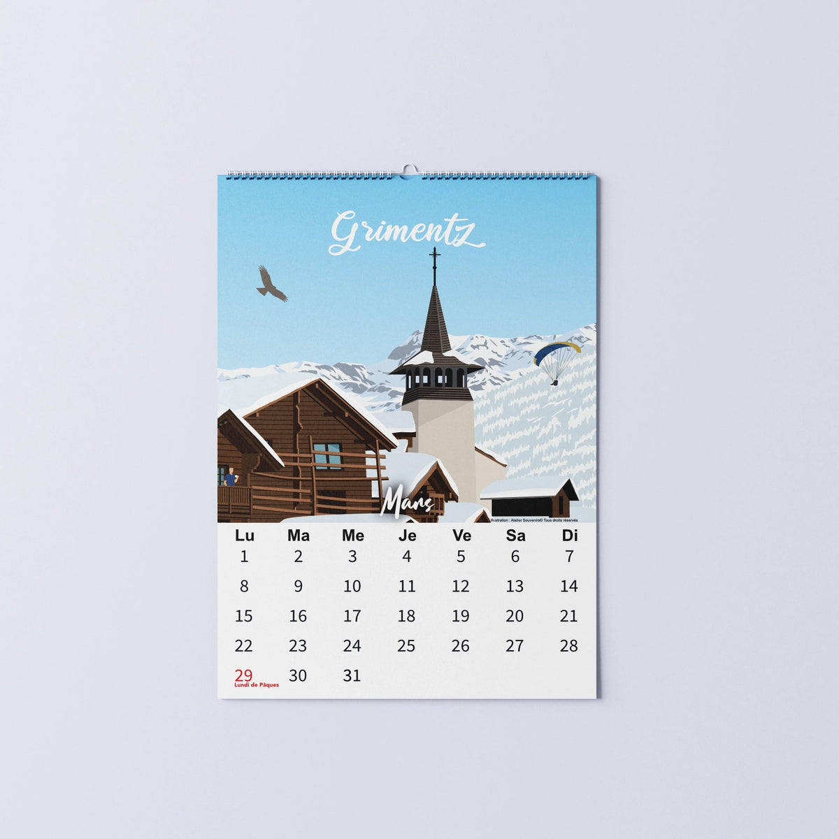Calendrier 2027 - Edition Romandie