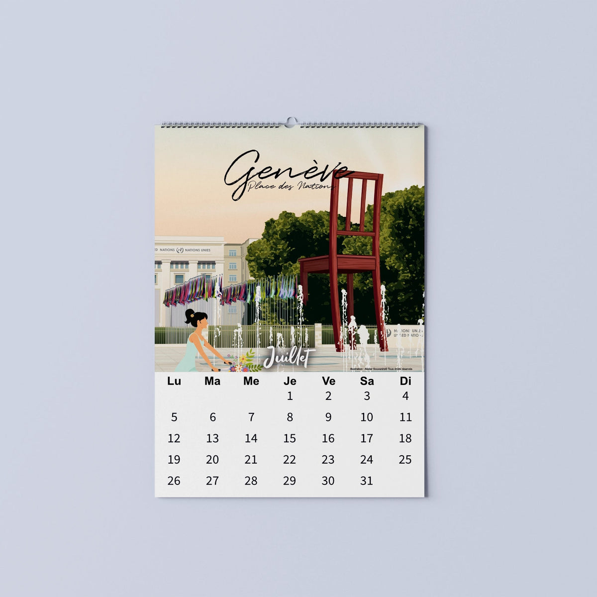 Calendrier 2027 - Edition Romandie