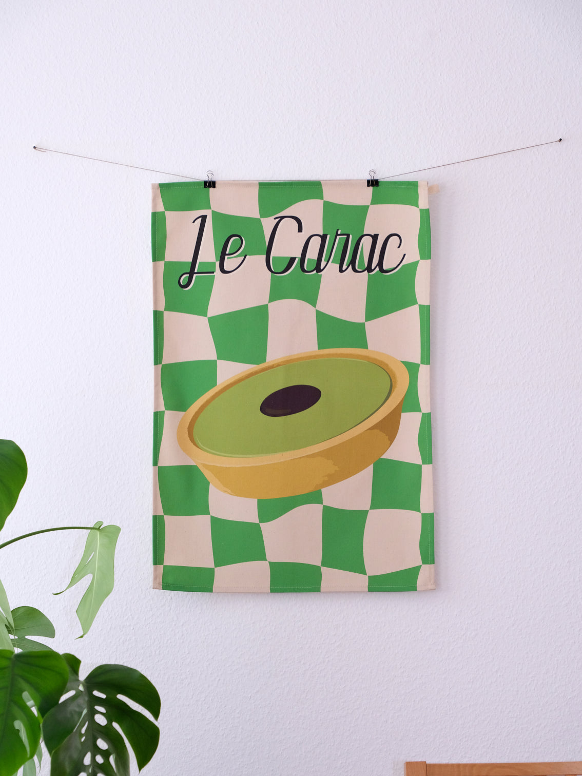Torchon de cuisine en coton bio – Le Carac