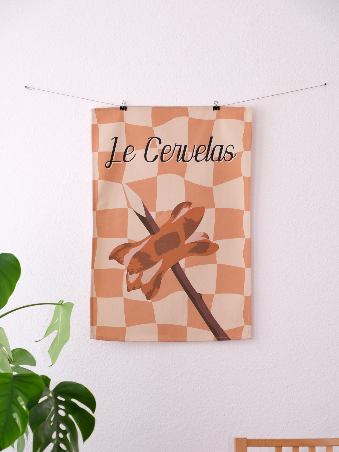 Torchon de cuisine en coton bio – Le Cervelas