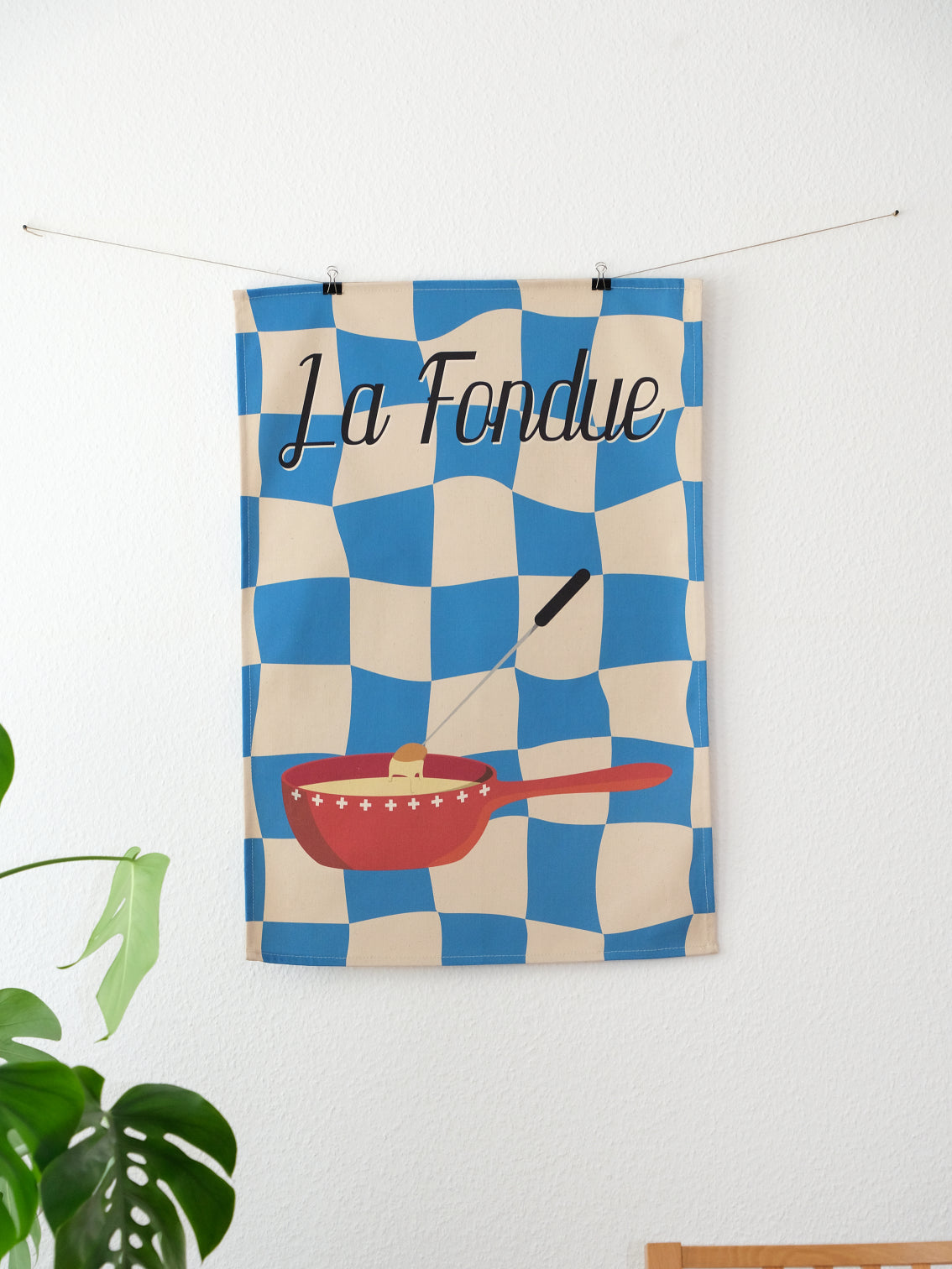 Torchon de cuisine en coton bio – La Fondue
