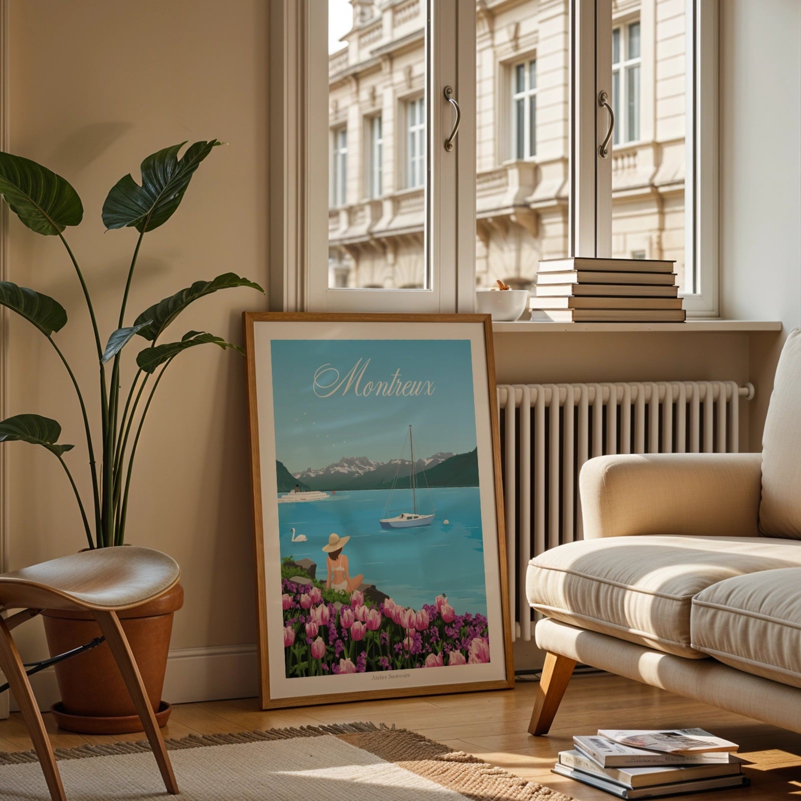 Atelier Souvenirs_Affiche Montreux un air d'été
