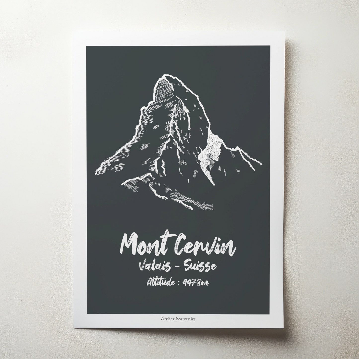 Affiche Mont Cervin