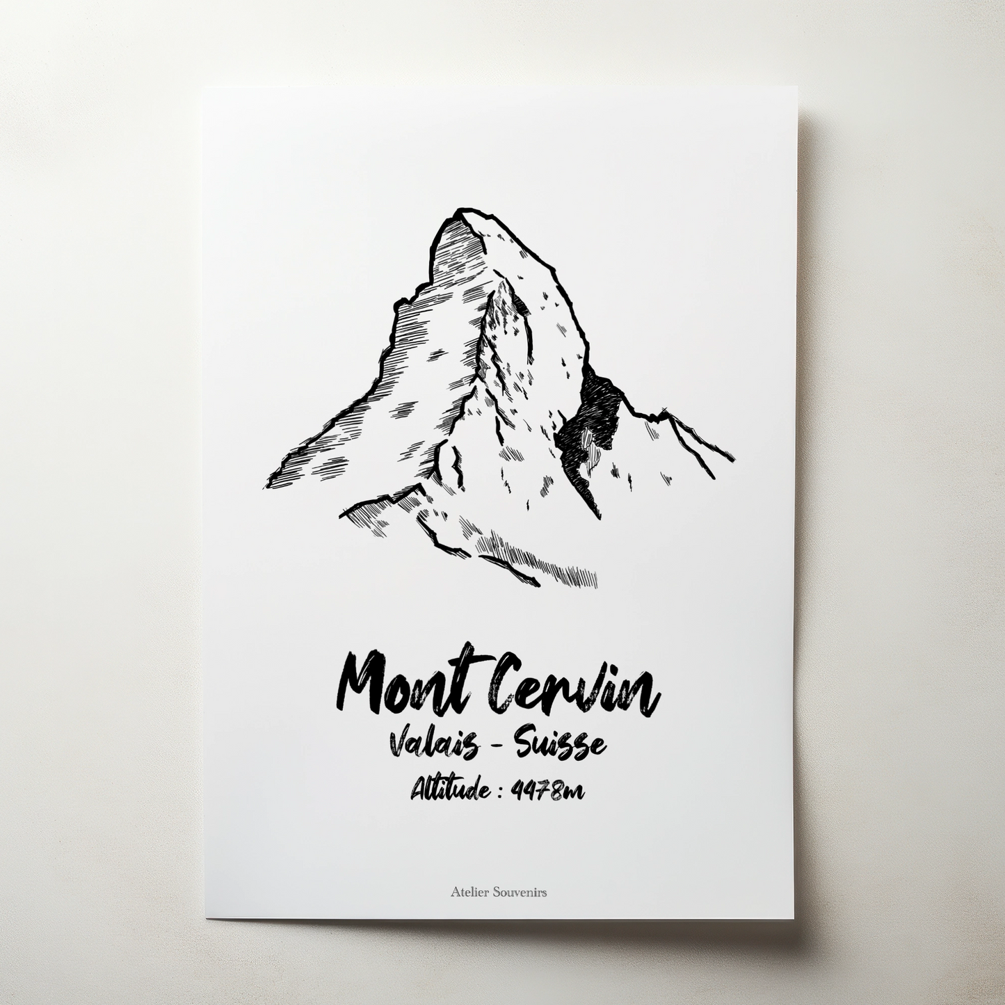 Affiche Mont Cervin