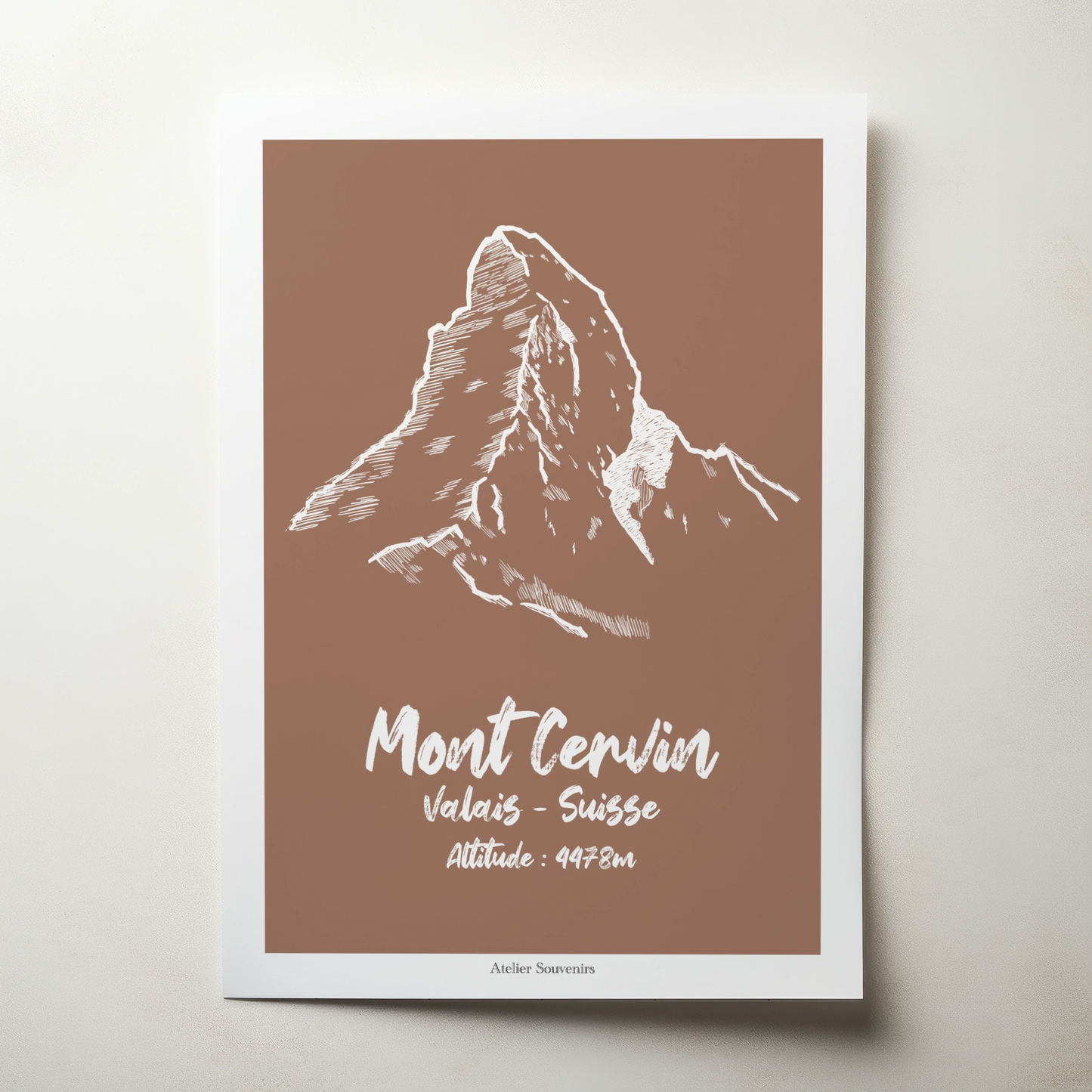 Affiche Mont Cervin