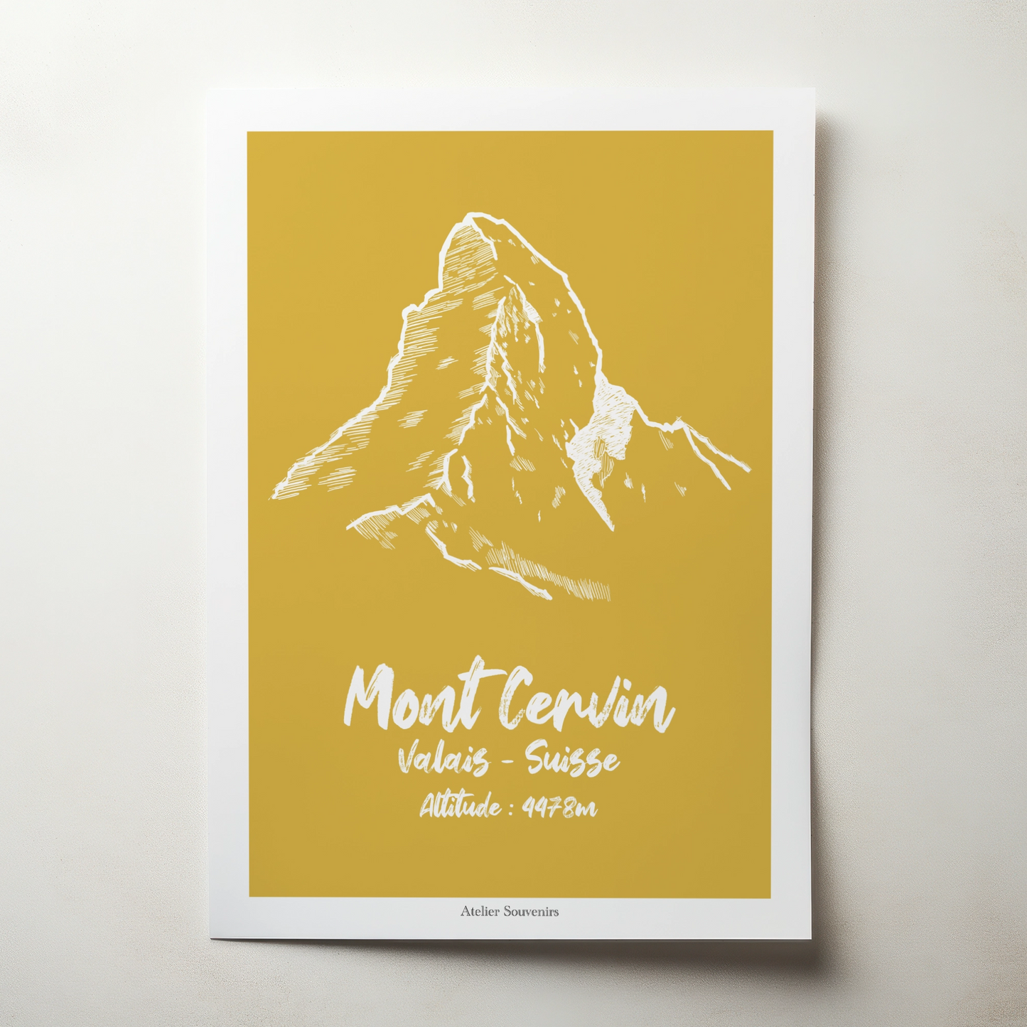 Affiche Mont Cervin