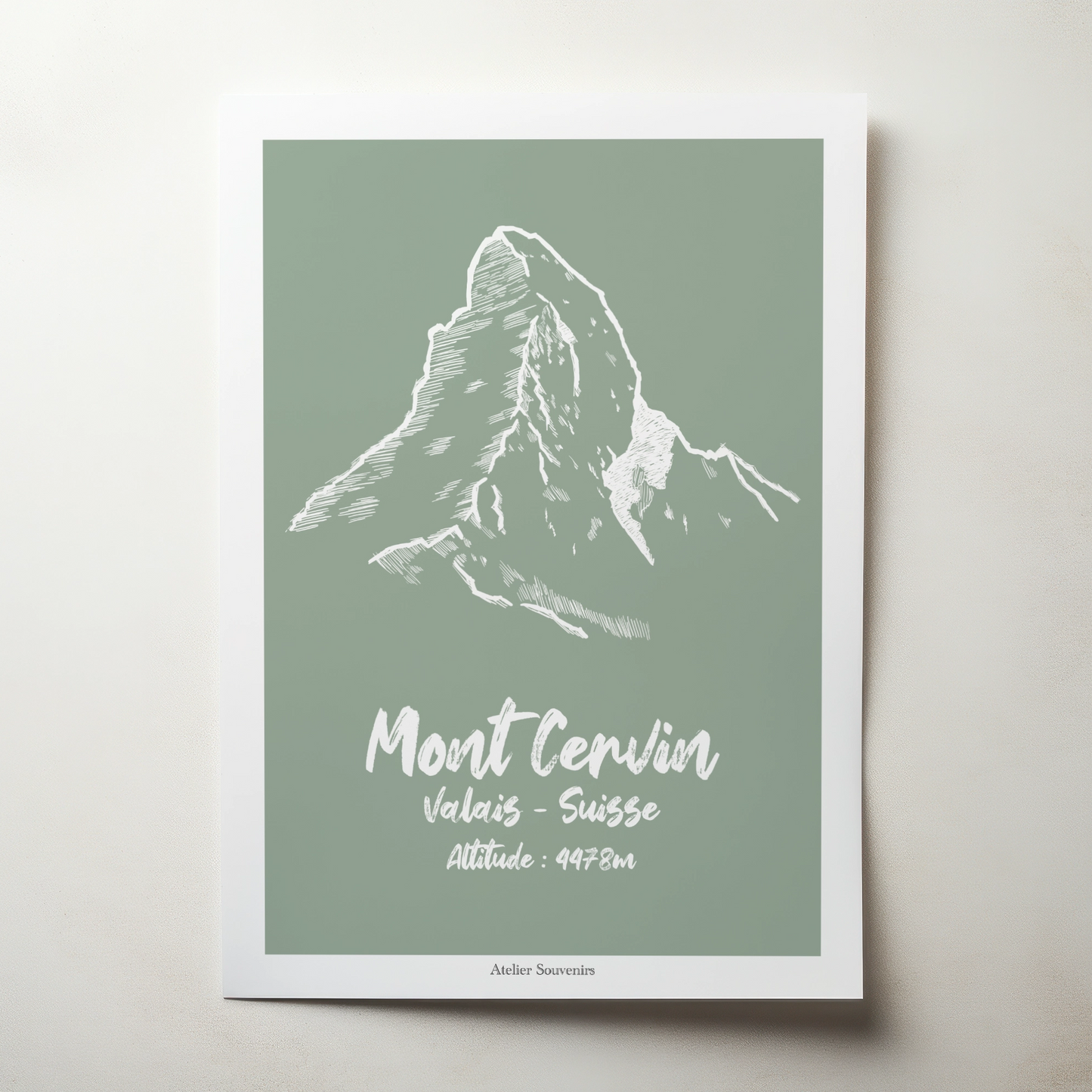 Affiche Mont Cervin