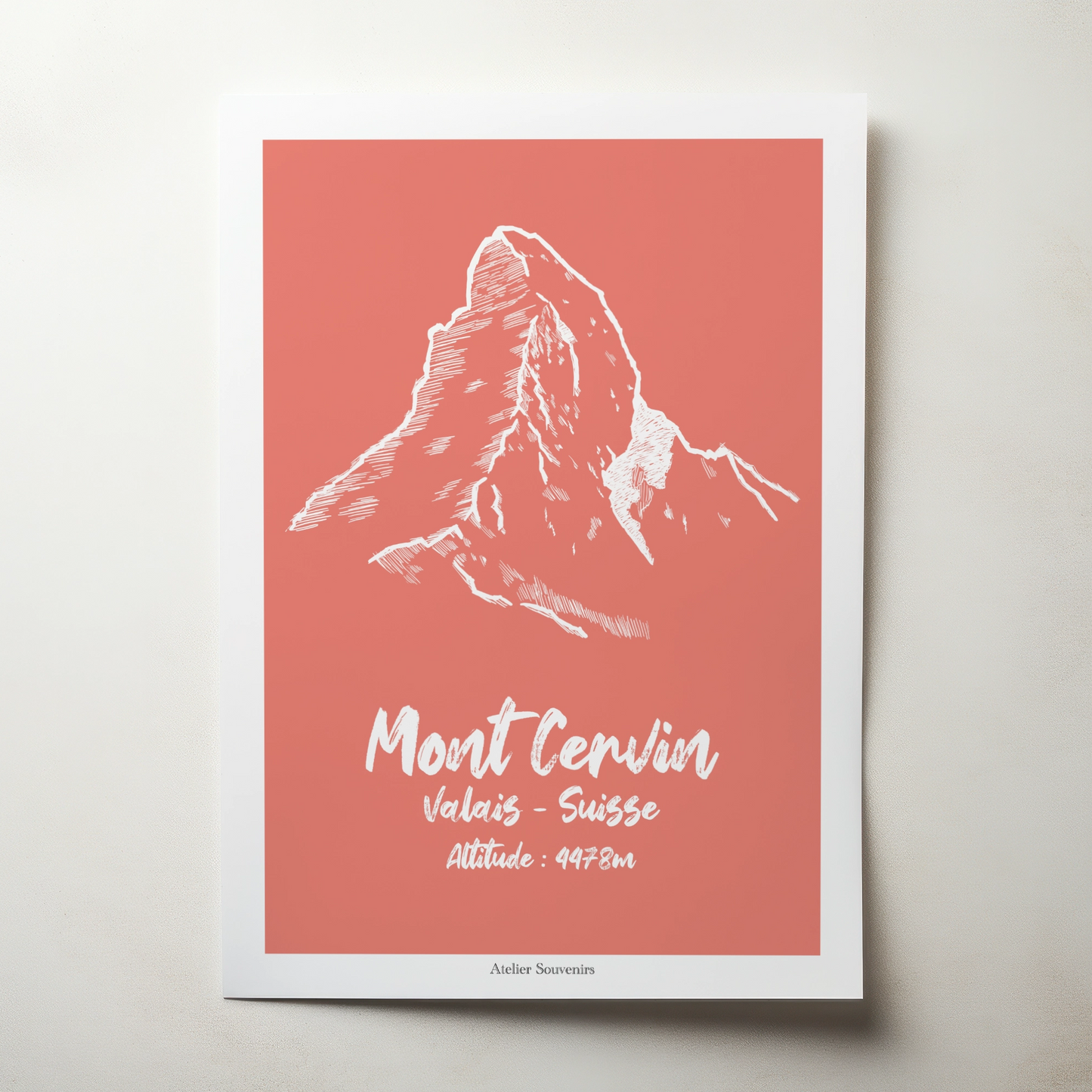 Affiche Mont Cervin