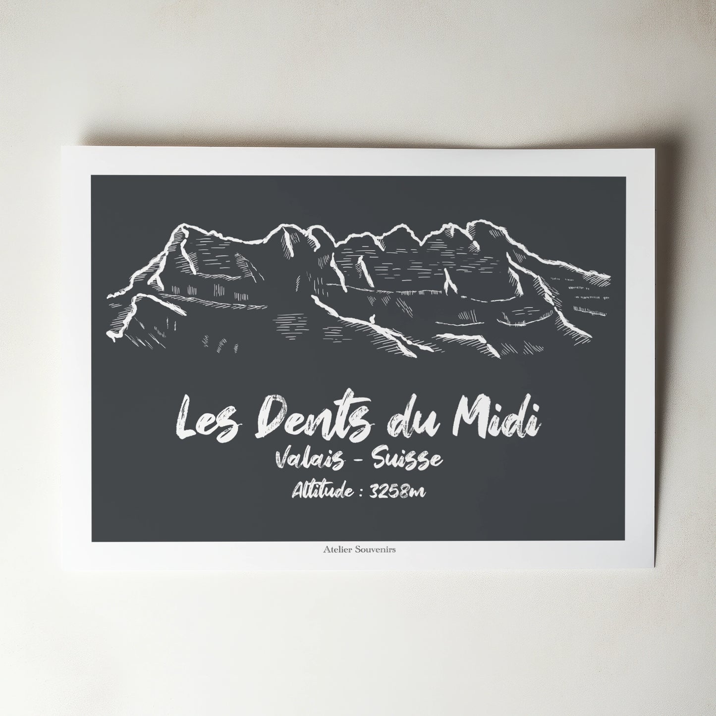 Affiche Les Dents du Midi