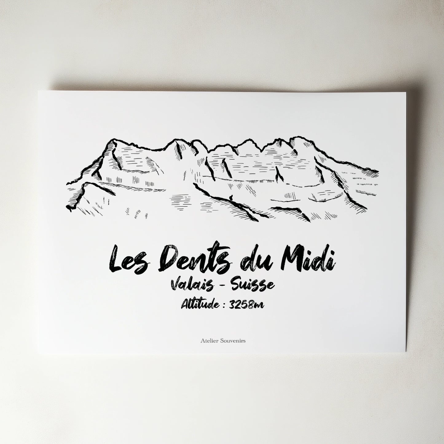 Affiche Les Dents du Midi