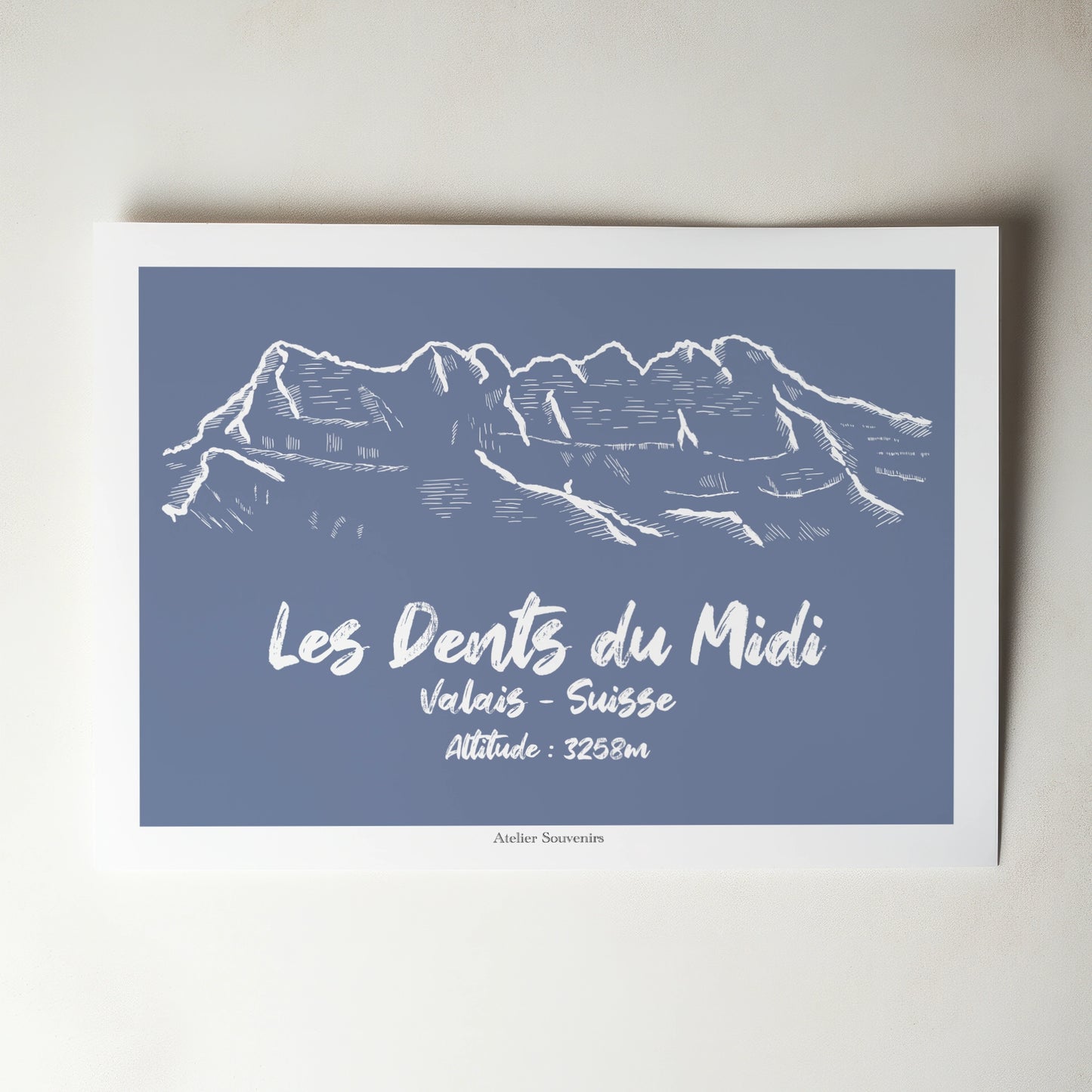 Affiche Les Dents du Midi