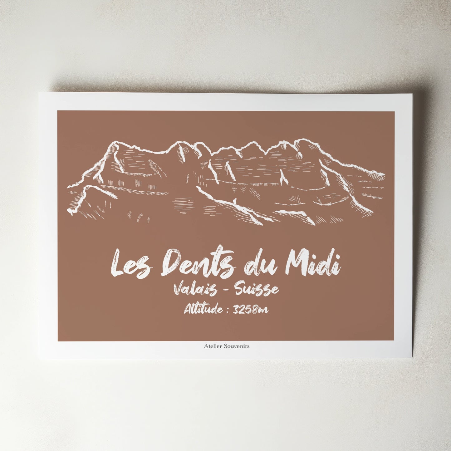 Affiche Les Dents du Midi