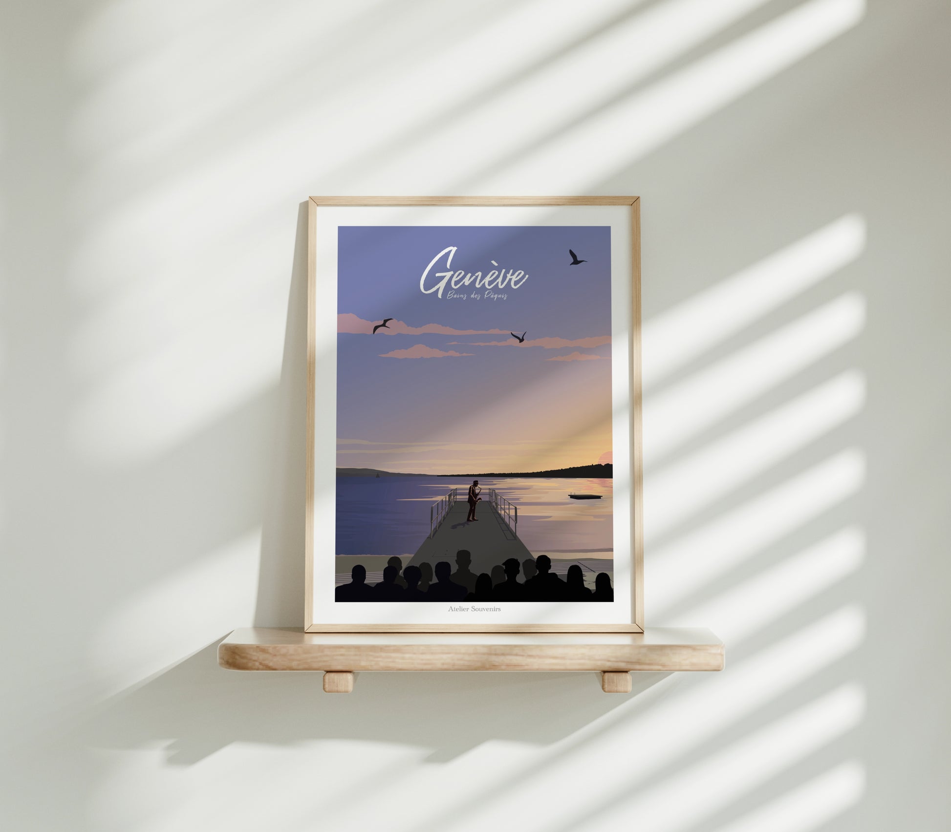 Affiche Genève Bains des Pâquis