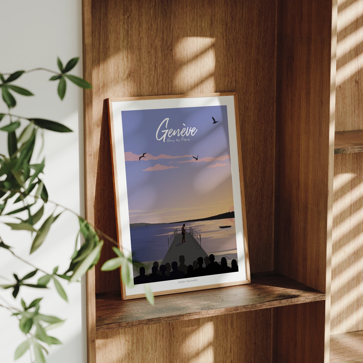 Affiche Genève Bains des Pâquis