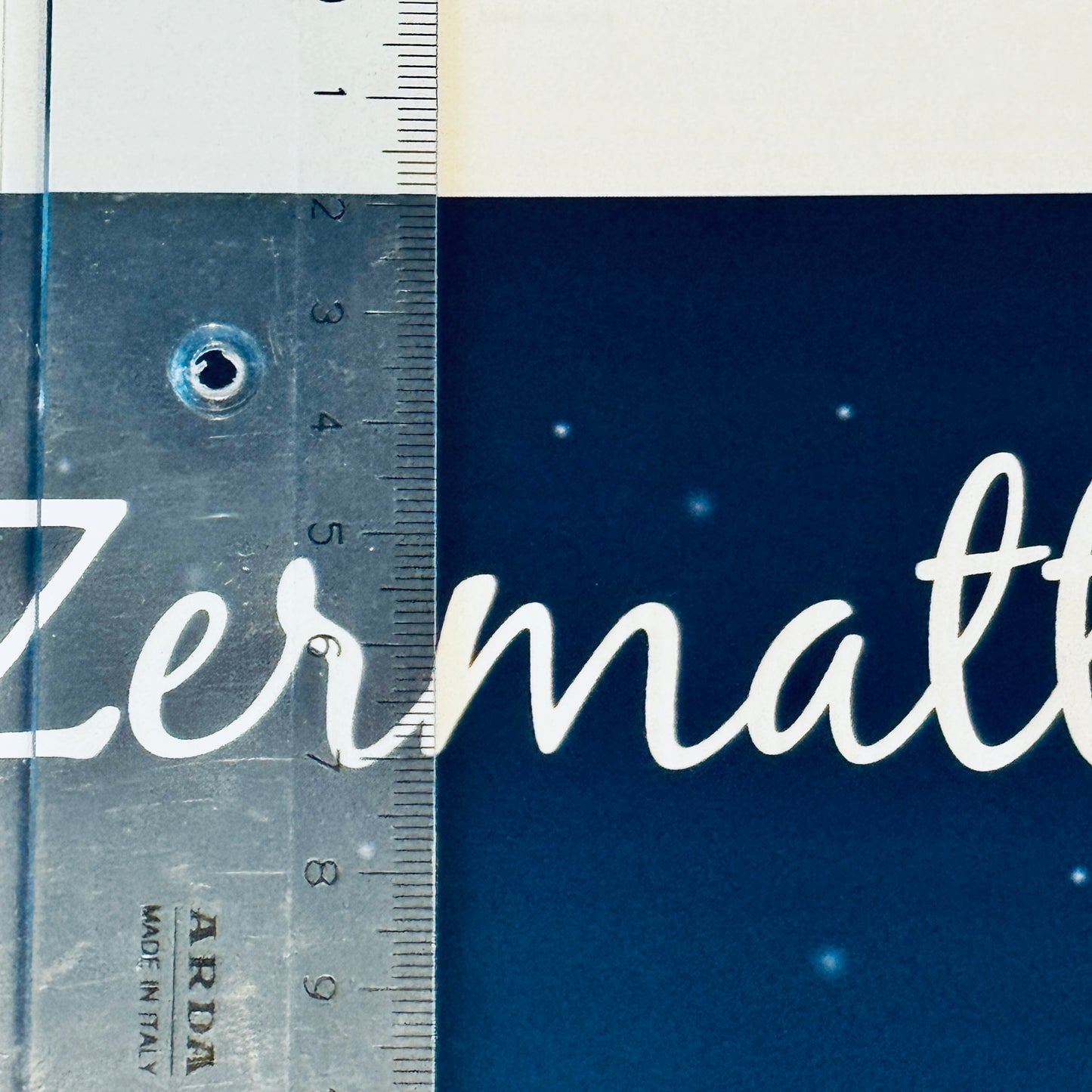 Die Unvollkommenen - 30x40cm Zermatt - Sternennacht