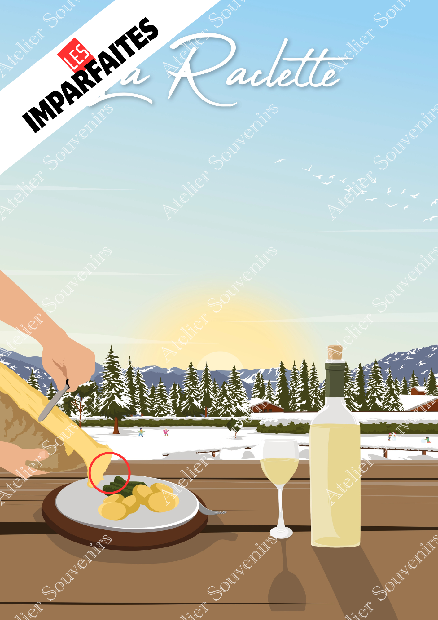 Les Imparfaites - 30x40cm La Raclette