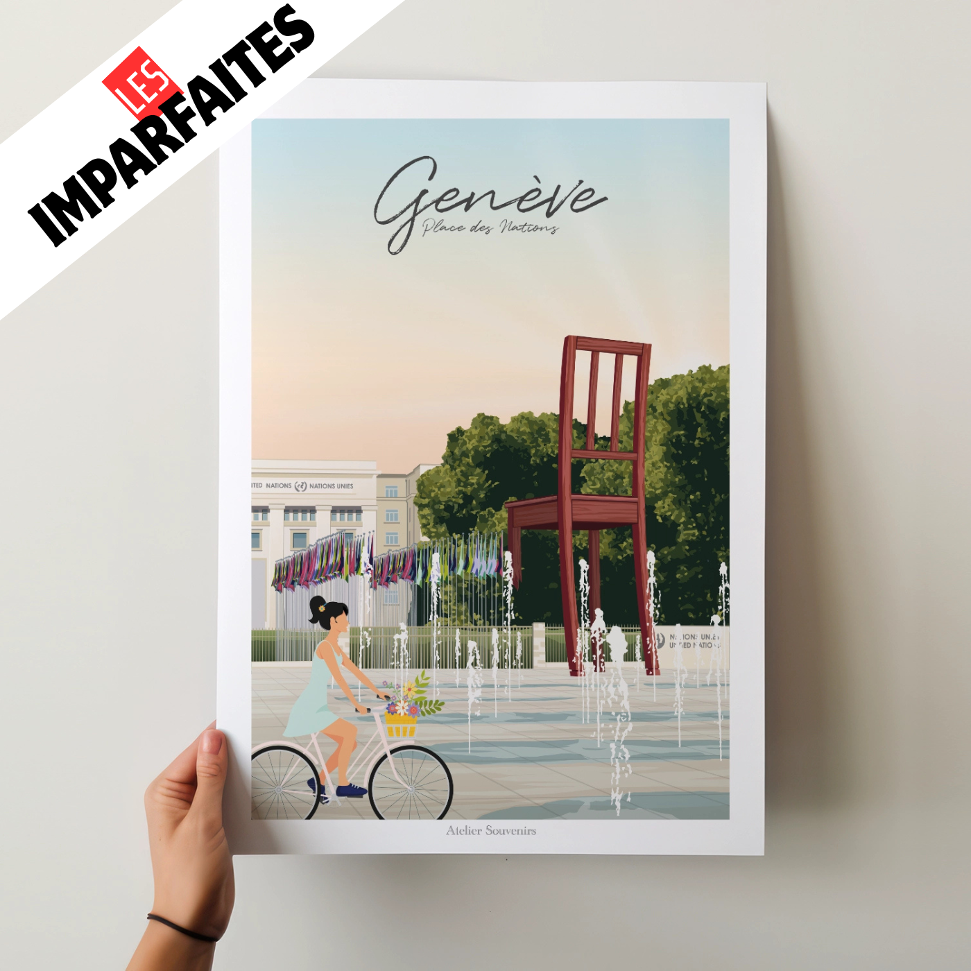 The Imperfects - 30x40cm Geneva - Place des Nations