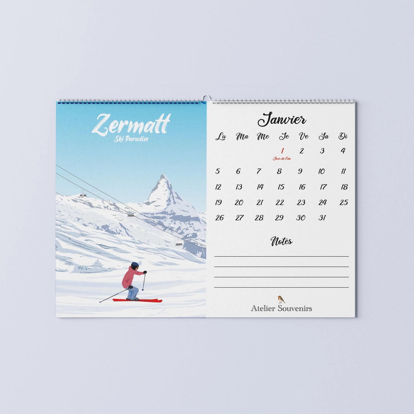 Calendrier 2026 - Edition Romandie