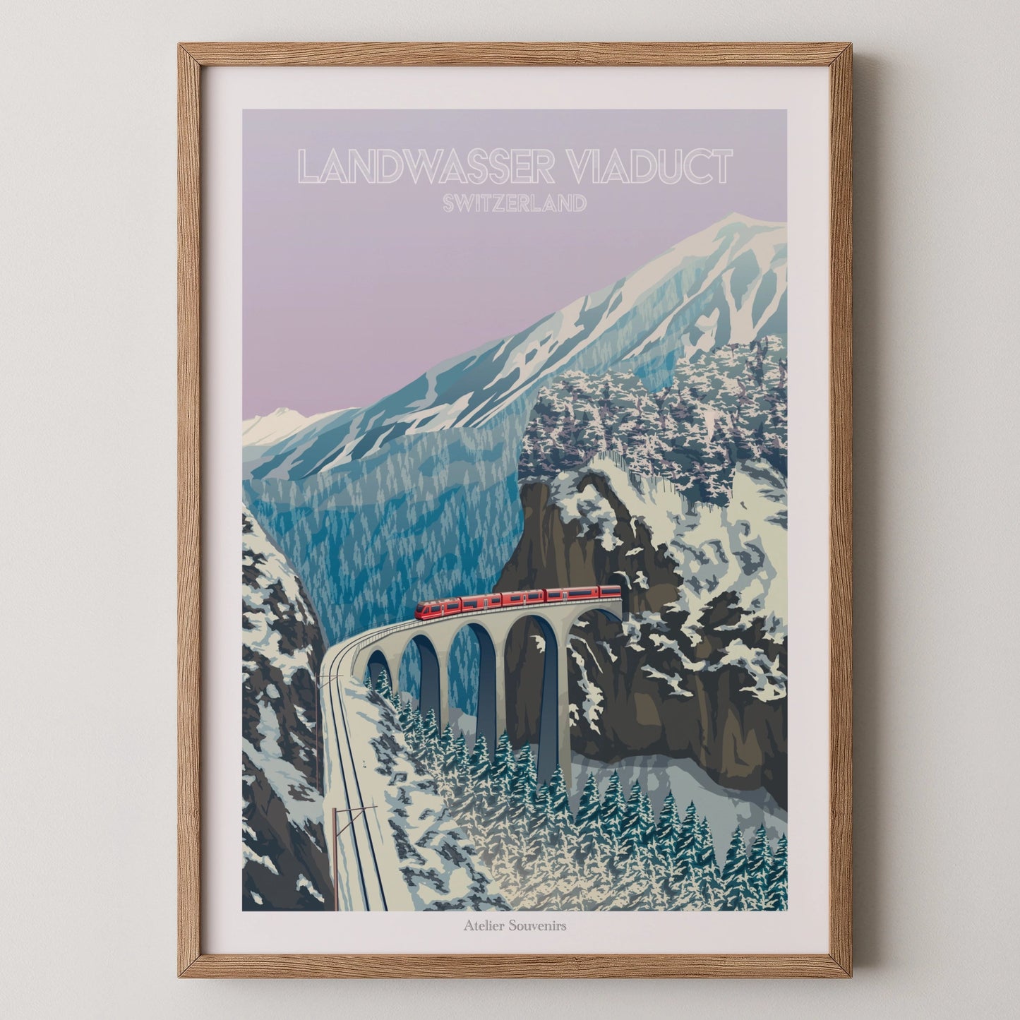 Affiche Grisons - Landwasser viaduct