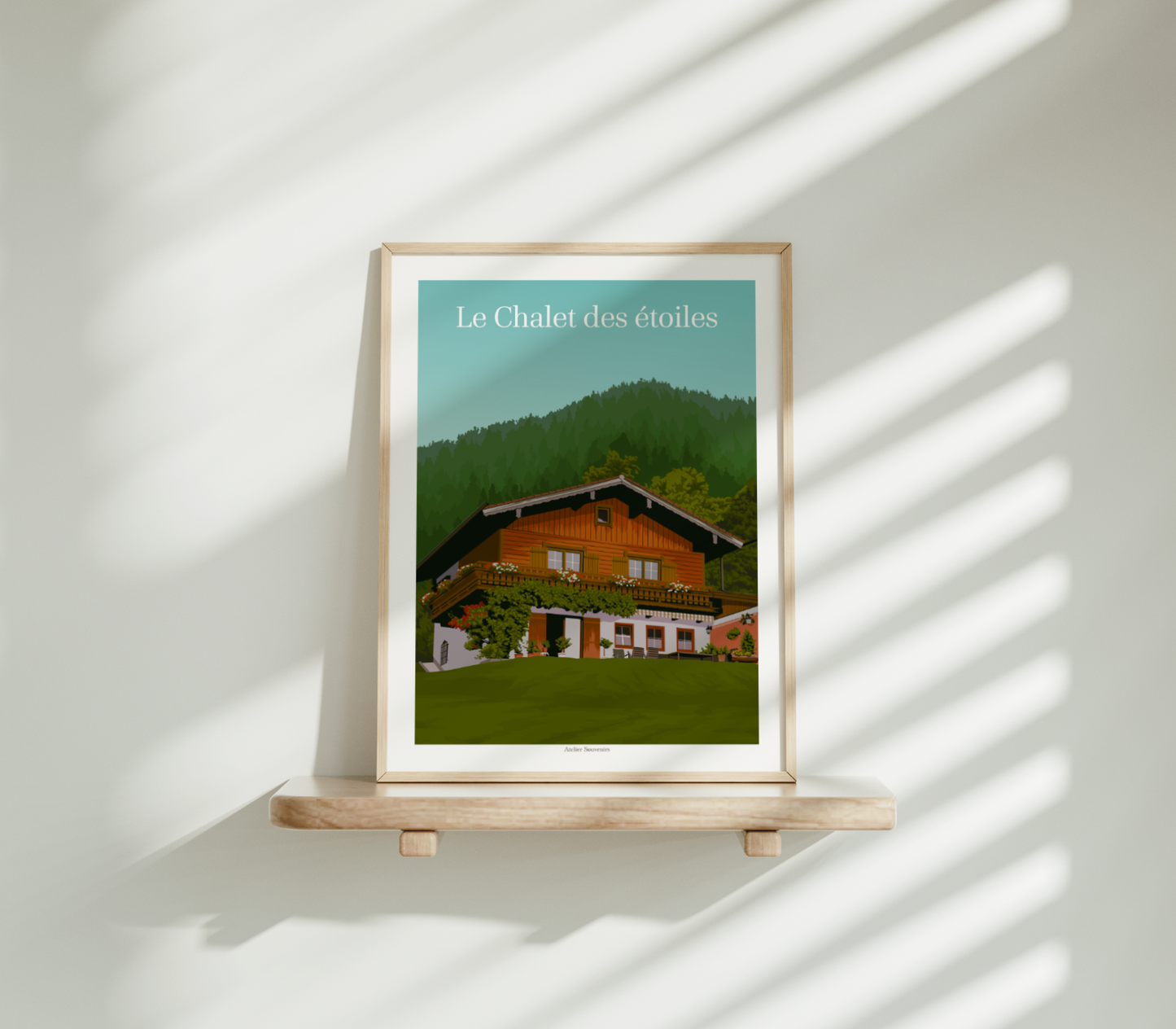 Affiche Personnalisée de Votre Maison - Format 30x40cm