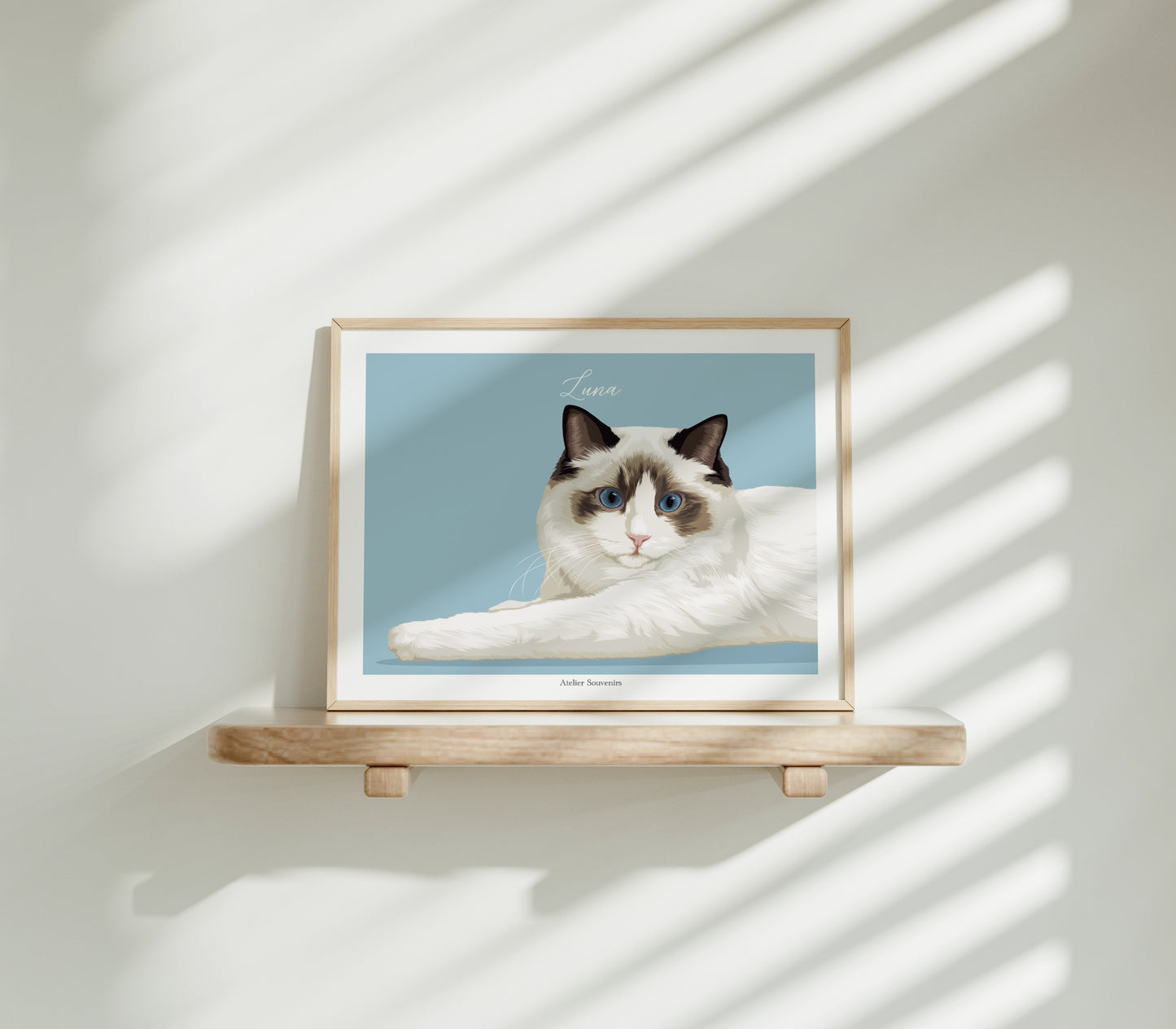 Affiche Personnalisée de votre animal de compagnie - Format 30x40cm - Atelier Souvenirs