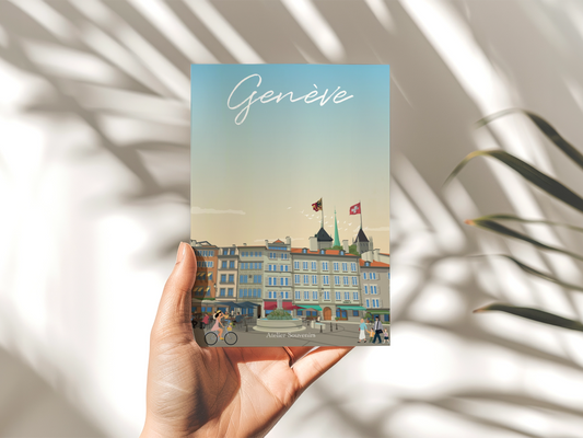 Carte Postale Genève - Bourg-de-Four