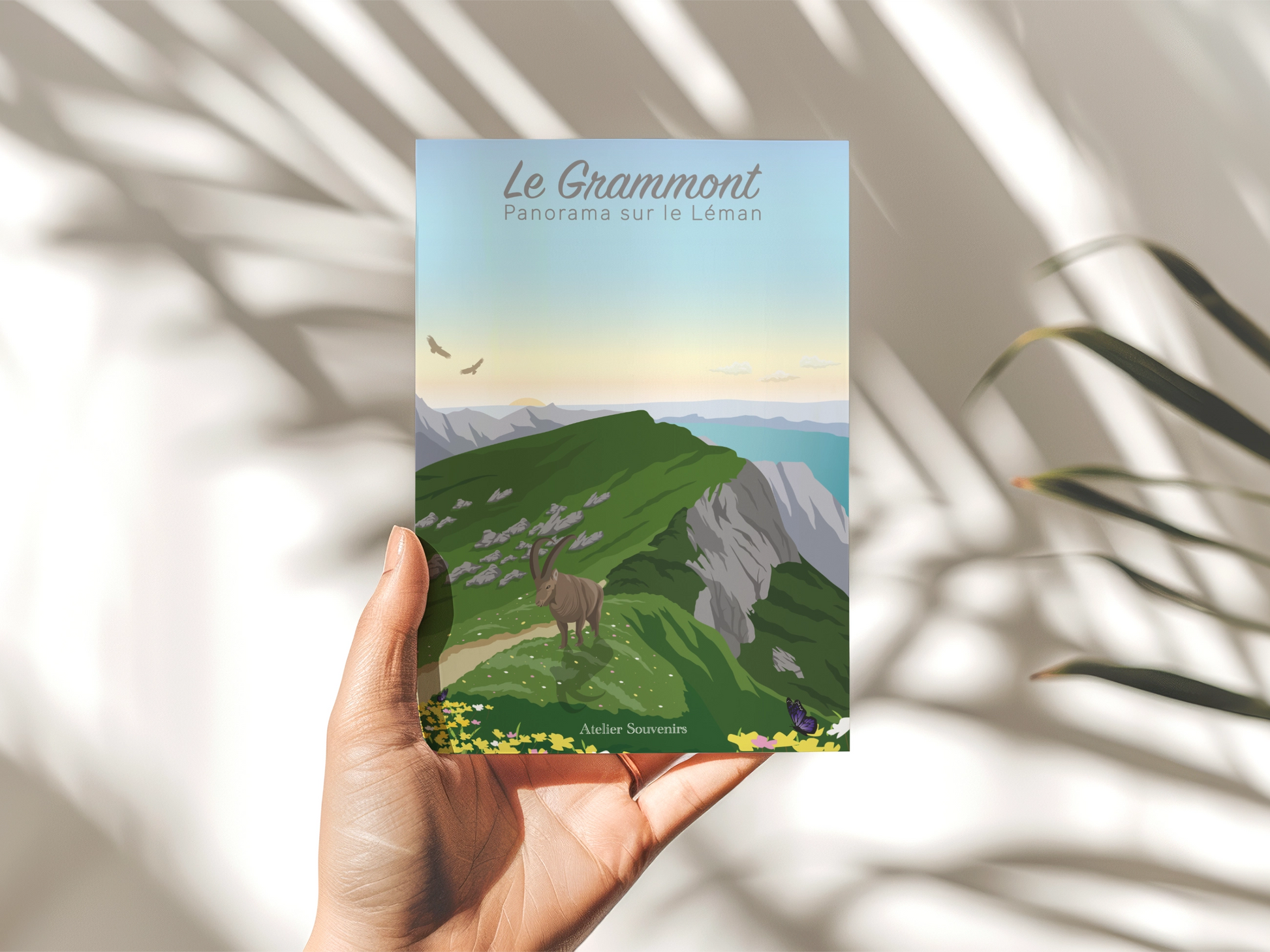 Carte Postale Valais - Le Grammont - Atelier Souvenirs