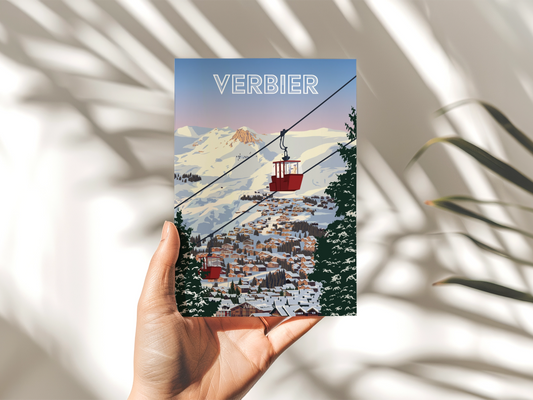 Carte Postale Valais - Verbier - Atelier Souvenirs