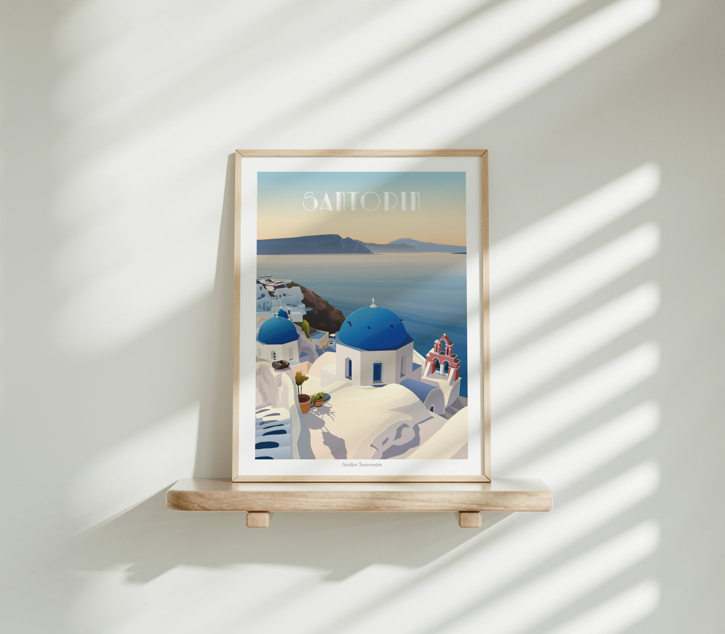 Affiche Grèce - Île de Santorin