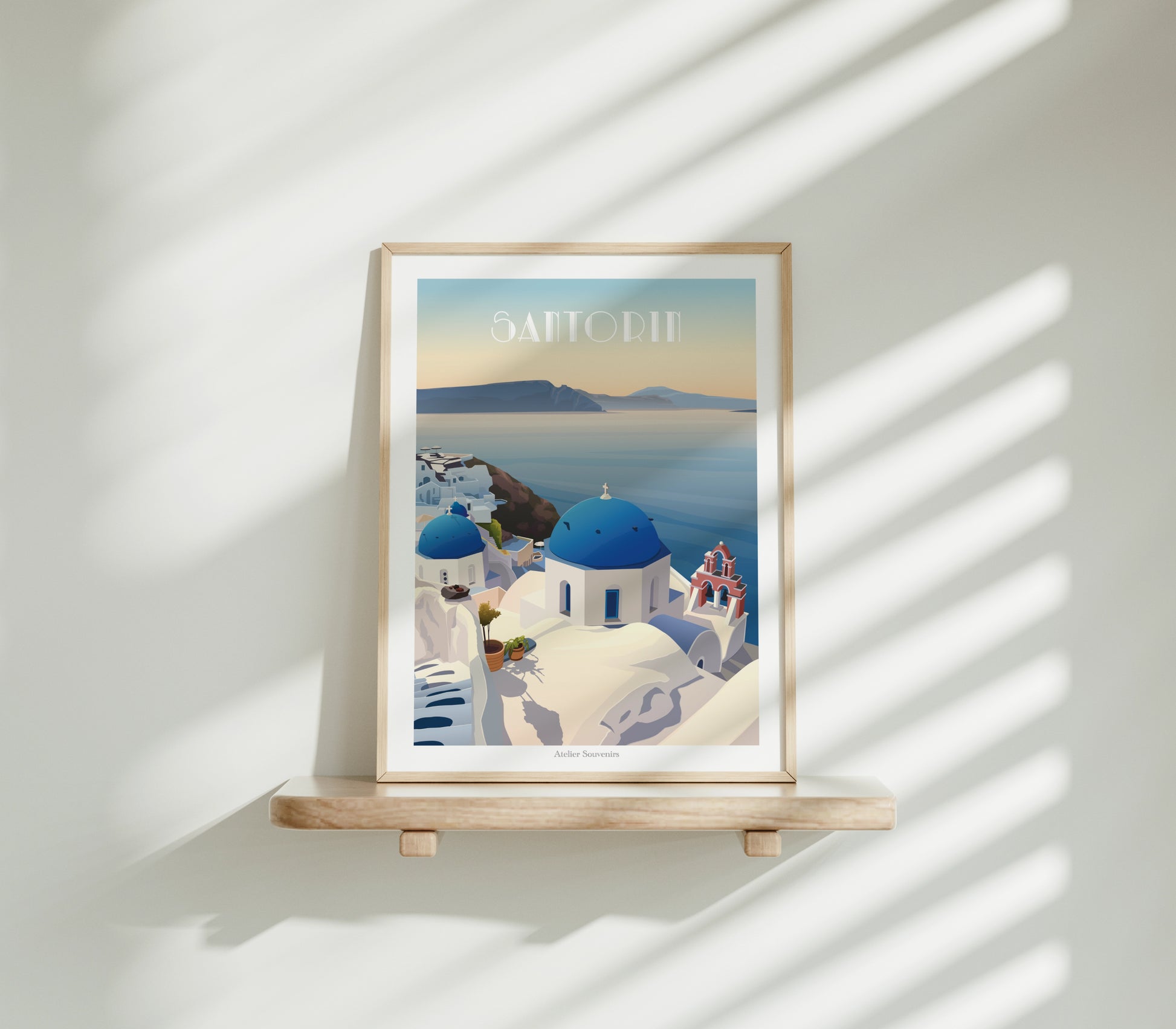 Affiche Grèce - Île de Santorin