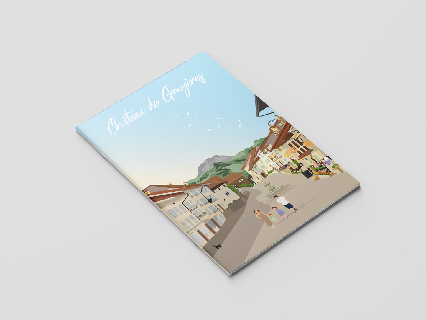 Carnet A5 Fribourg - Château de Gruyères