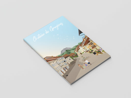 Carnet A5 Fribourg - Château de Gruyères