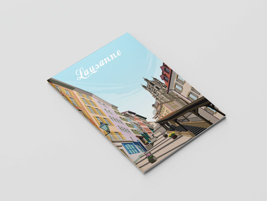 Carnet A5 Lausanne - Vieille-Ville