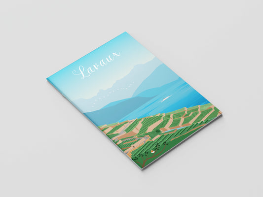 Carnet A5 Lavaux - Vignoble en terrasses