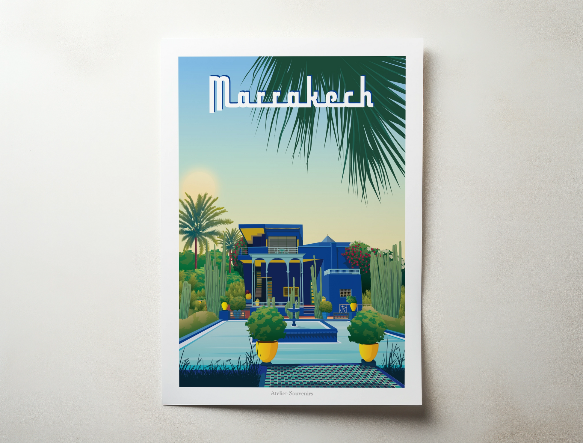Affiche Marrakech - Jardin Majorelle