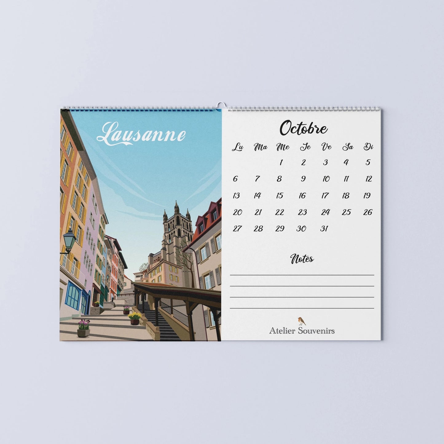 Calendrier 2026 - Edition Romandie