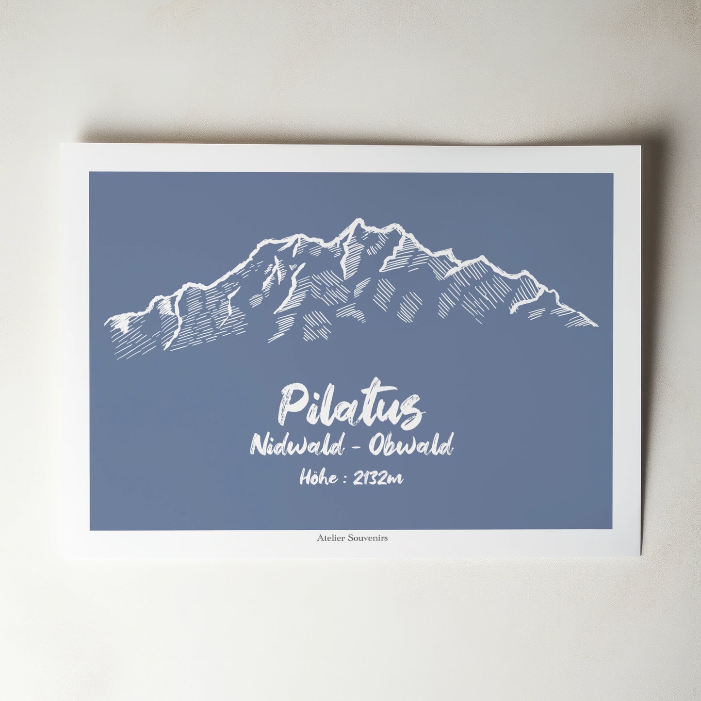 Affiche Pilatus - Sommet emblématique