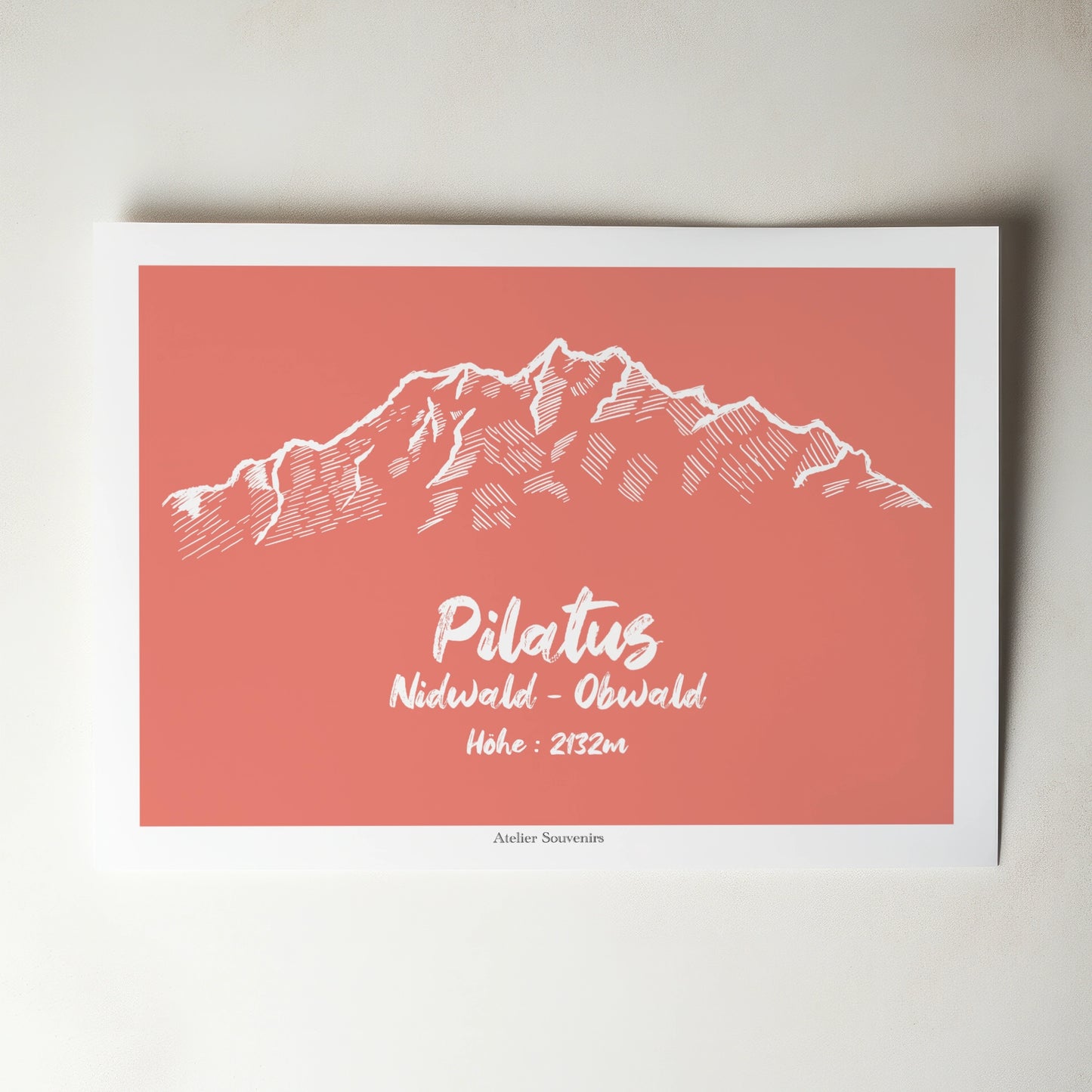 Affiche Pilatus - Sommet emblématique
