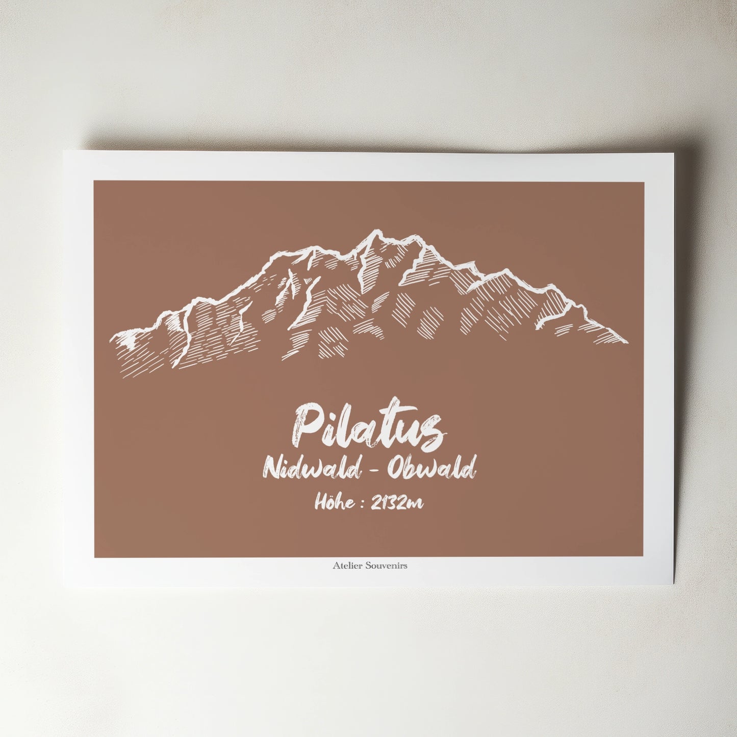 Affiche Pilatus - Sommet emblématique