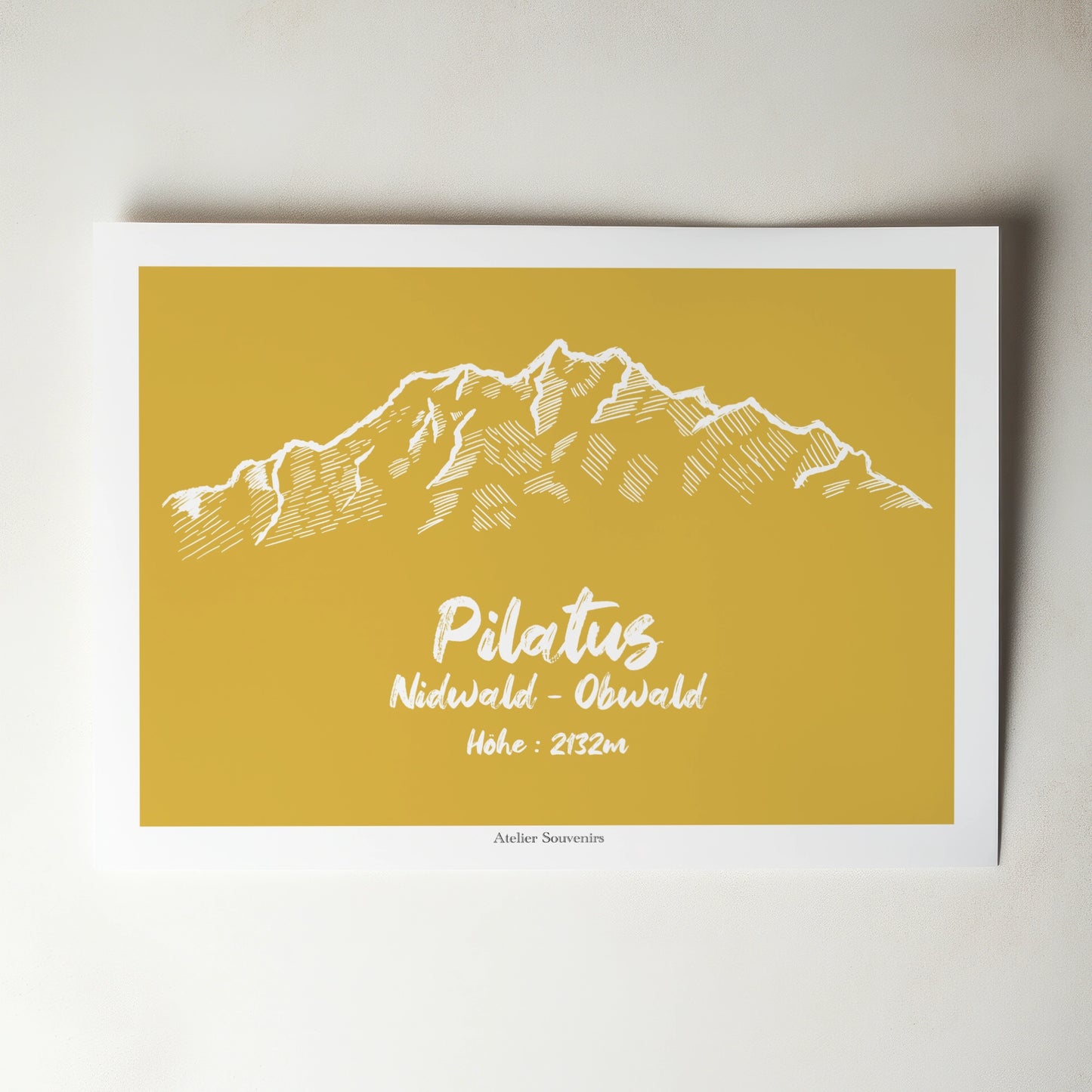 Affiche Pilatus - Sommet emblématique