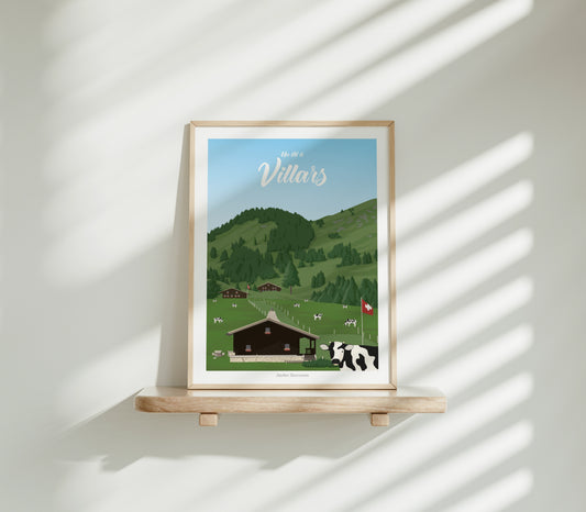 Affiche Vaud - Un été à Villars